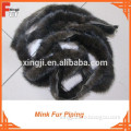 For Garment Chinese Mink Fur Piping